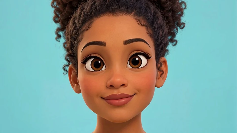 Zoe, a realistic Yoob character